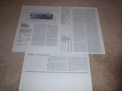 Kaufen Sansui AU-G90x Verstärker Review, 3 Seiten, 1984, Voll Test • 8.88€