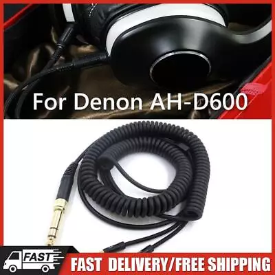 Kaufen Wired Headset Spring Audio Cable For Denon AH-D7100/D9200 HiFi Cord Accessories • 15.46€