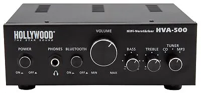 Kaufen Hifi Verstärker  HVA-500  2x100W Bluetooth Audio Stereo Amplifier MP3 AUX DJ PA • 49.99€