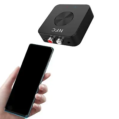 Kaufen NFC Bluetooth Empfänger Bluetooth 5.0 AUX RCA HiFi Für Sound System Musik • 12.92€