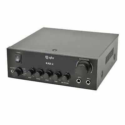 Kaufen QTX KAD-2 Digital Stereo Verstärker Mixer Musik Lautsprecher PA System DJ Studio Zuhause • 79.90€