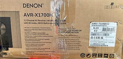 Kaufen DENON AVR-X1700H 7.2-Kanal 8K-AV-Receiver Mit 3D Audio Schwarz NEU • 599€