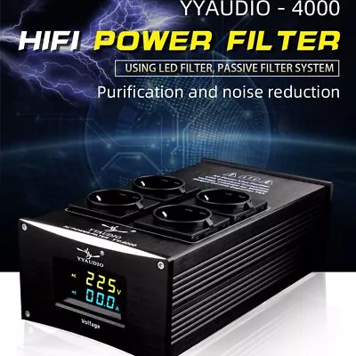 Kaufen HiFi Power Filter Eu Plug Power Noise Filter Verstärkter Power Conditioner • 118.99€