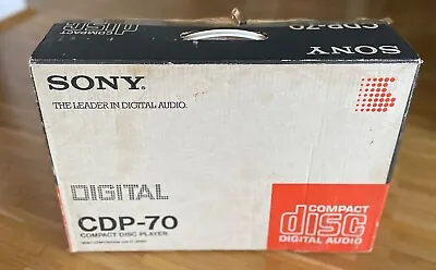 Kaufen 1985 U.S.A Vintage Sony Compact Disc Digital Audio Player CDP 70 100 • 35€