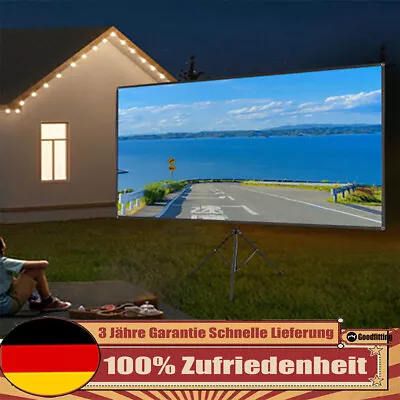 Kaufen 16:9 Beamer Leinwand M/Stativ Heimkino 4K HD Projektionswand Indoor/Outdoor 80  • 62.47€