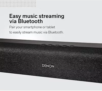 Kaufen Denon Premiun Soundbar 150 Watt 4K TV HDMI Gaming Film Bluetooth AUX Bass Arc • 230.64€