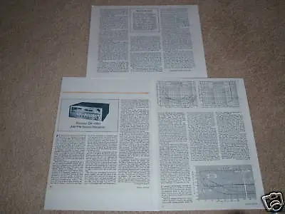 Kaufen Pioneer SX-1980 Super Empfänger Review,3 Seiten,1978,Voll Test,Artikel & Info • 11.02€