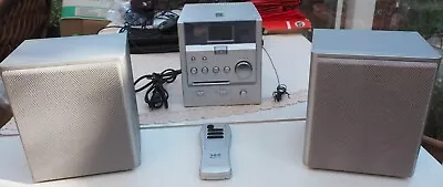 Kaufen Micro Hifi Kompaktanlage Radio Mit Disc Player Und 2 Boxen SEG MX 715 #180 B2 • 11€