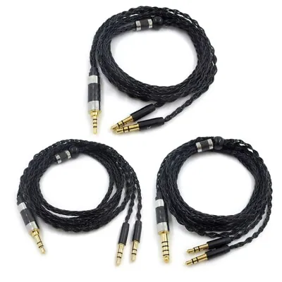 Kaufen 8 Cores Headphone Earphone Cable For AH-D600 D7100 D9200 D5200 D7200 • 23.37€