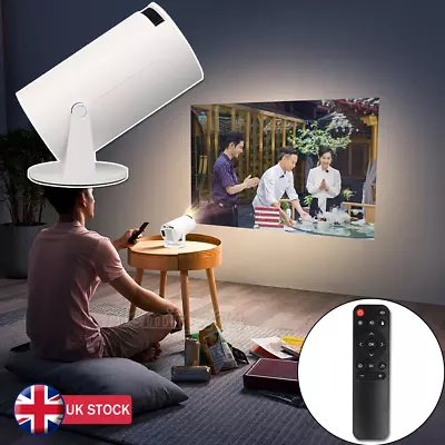 Kaufen 4K Projektor Smart HD LED WiFi Bluetooth HDMI USB Android Büro Heimkino UK • 65.15€