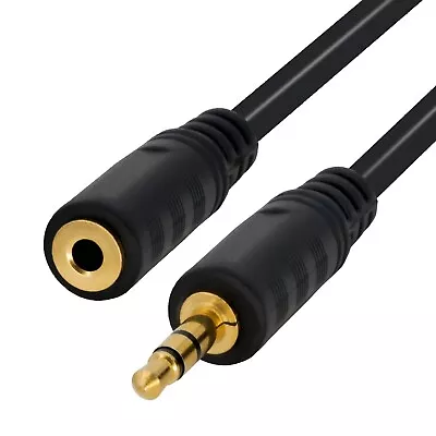 Kaufen BIGtec 10m Stereo Klinken Verlängerung Kabel 3,5mm Audio Verlängerungskabel AUX • 5.40€