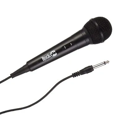 Kaufen RockJam Karaokemikrofon Unidirektional Dynamisch Kabel Schwarz OVPfehlt SEHR GUT • 9.49€