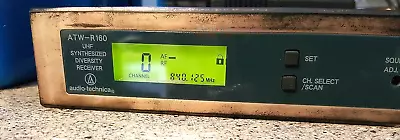 Kaufen Audio Technica ATW-R160 Empfänger UHF Synthetisierter Diversitätsempfänger. • 54€