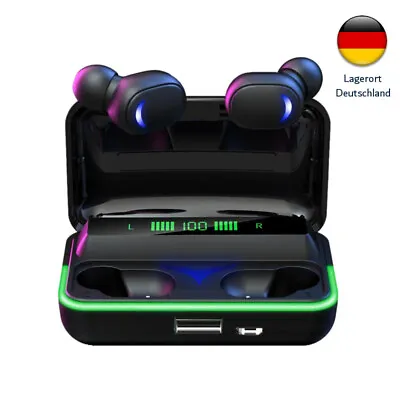 Kaufen Bluetooth Kopfhörer - Wireless Mit Atemlicht Ladebox - Touch Control - Ohrhörer • 19.90€