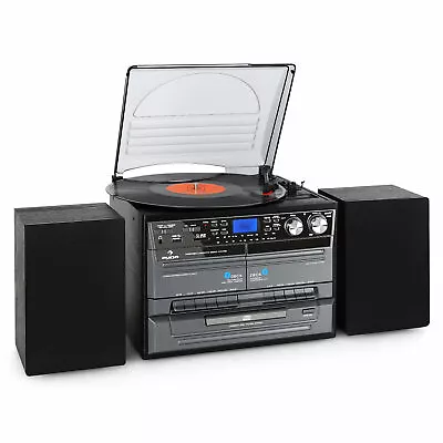 Kaufen Hifi Platten Spieler Usb Recording Cd Mp3 Stereo Kompakt Anlage Radio Kassette • 134.99€