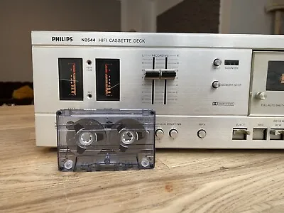 Kaufen Philips N2544 Kassettendeck Tape Deck Mit Reel Casette. Funktioniert • 60€
