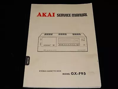 Kaufen ORIGINAL AKAI GX-F95 Service Manual • 79.90€