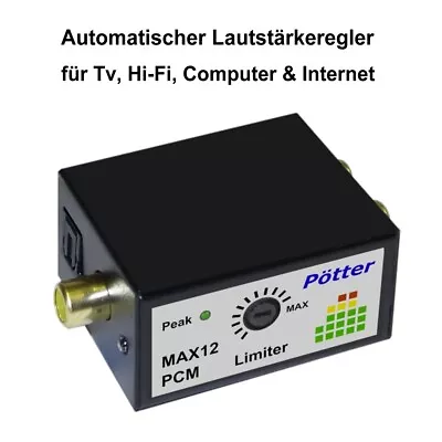 Kaufen Automatischer Lautstärkeregler MAX12 PCM Für TV PC Lautsprecher Soundbar Boxen • 97€