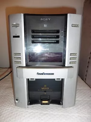 Kaufen SELTEN Sony Stereoanlage HCD-MD515 Mit 3 X Minidisc MD 3X CD KEIN STROMERSATZ REPARATUR • 86.25€