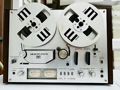 Kaufen AKAI GX-4000D Tonbandgerät GX 4000 Tonband Silber Werkstatt Revidiert 1A Zustand • 449€