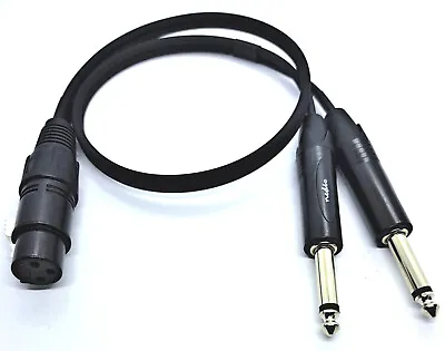 Kaufen Adapter-Kabel Neutrik  Winkel-Miniklinke Auf 6,35 Klinke Kupplung Vers. Längen • 12.65€