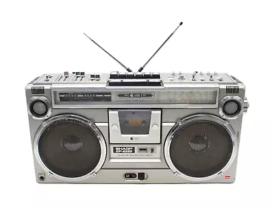 Kaufen ⭐ Sharp GF-9292 Stereo Boombox Tape Deck Kassettendeck Ghettoblaster Defekt ⭐ • 89.90€
