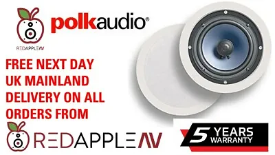 Kaufen Polk Audio RC60i In Ceiling 100W Speakers 5 Year Warranty FREE P&P - Pair • 109.09€