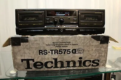Kaufen Technics Rs-tr575 Doppel Aufnahme Kassetten Dual Record Cassette Deck  Japan 1a • 295€