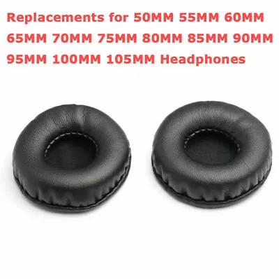 Kaufen Ersatz Ohrpolster Weich Kissenbezug Für 50mm-105mm Headset Kopfhörer Matte • 5.26€