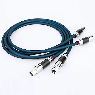 Kaufen PAAR Versilbert OCC Kupfer Balanced XLR Kabel Hi-Fi Audio Microphone Kabel • 23.56€