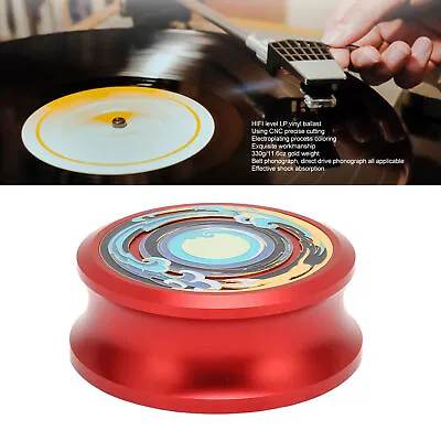 Kaufen (Rot) Schallplattenklemme Plattengewichtsstabilisator • 32.56€