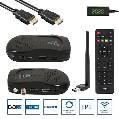 Kaufen Anadol HD 777 Mini Full HD 1080p HDMI USB PVR Sat Receiver Mit Wlan Stick • 36.90€