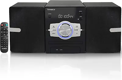 Kaufen Kompaktanlage Stereoanlage Micro Stereo System - 30W Hifi Musikanlage Mit CD Pla • 134.90€