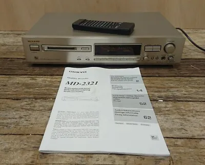 Kaufen Onkyo MD-2321 Minidisc Recorder Silber Fernbedienung • 199€