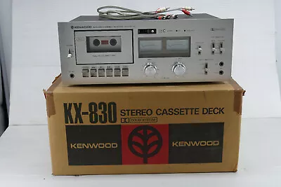 Kaufen KENWOOD KX-830 ++ Vintage Tapedeck Kassettendeck  ++ Sehr Guter Zustand + OVP • 149€