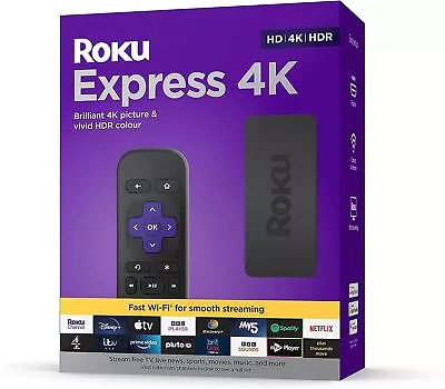 Kaufen ROKU Express 4K Streaming Media Player HD 4K HDR HDMI Schwarz - MwSt. Rechnung • 37.46€