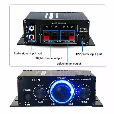 Kaufen Mini Car Power Amplifier Audio Receiver AMP Subwoofer Für Den Heimgebrauch Im • 18.34€