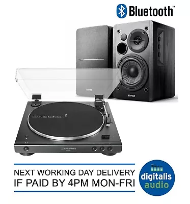 Kaufen Audio-Technica Bluetooth AT-LP60XBT Plattenspieler Und Edifier R1280DB Lautsprecher • 293.63€