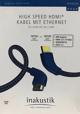 Kaufen Inakustik Premium High-Speed HDMI-Kabel Mit Ethernet 1,5 M, UVP 35,49 € • 19.99€