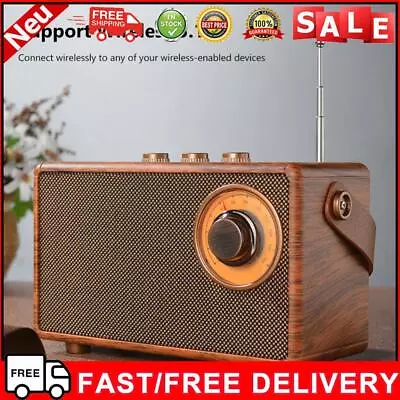 Kaufen Retro Radio Speakers High Fidelity Fm Radio Wireless For Outdoor Travel Camping • 32.83€