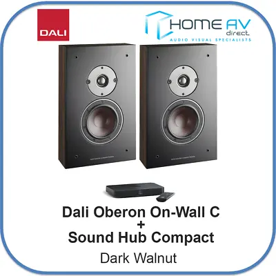 Kaufen Dali Oberon On-Wall C + Sound Hub Compact - Dunkle Nussbaum • 1,161.85€