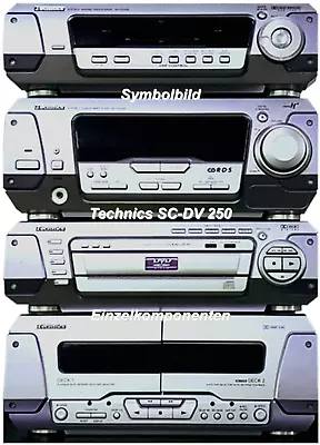 Kaufen Technics SC-DV250 Einzelkomponenten Stereo Bi-Amp Bi-Wire Sub Dolby Digital DTS • 333€