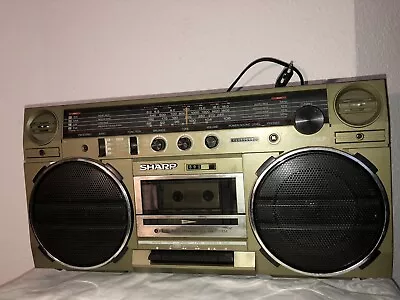 Kaufen Sharp Stereo Radio Cassette Recorder GF5757HB Ghettoblaster • 85€