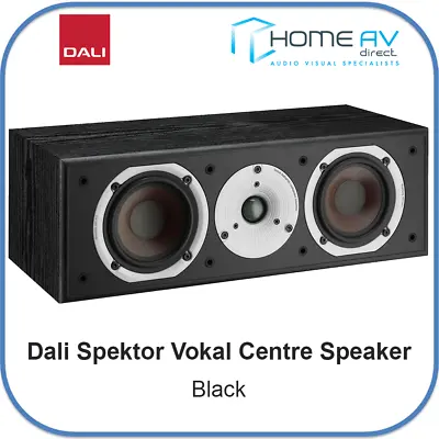 Kaufen Dali Spektor Vokal Center Kanal Lautsprecher - Schwarz - 5 Jahre Garantie • 150€