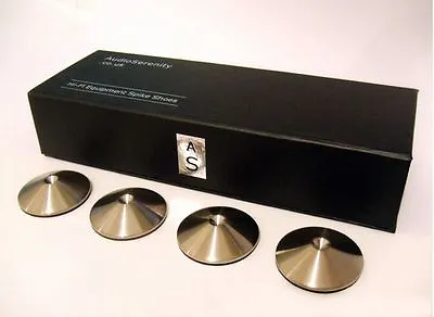 Kaufen 4 AudioSerenity Edelstahl Gebürstet Hi-Fi Lautsprecher,Ständer/Gestell • 22.19€