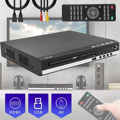 Kaufen VCD CD DVD Spieler Mit HDMI USB AV Anschluss Mit Fernbedienung Für TV Player DHL • 33.89€