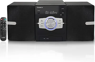 Kaufen Micro Stereo System - HiFi Musikanlage Mit CD Player, Bluetooth, UKW Radio, USB, • 79€