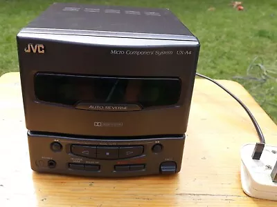 Kaufen JVC UX-A4 Kassettenkomponente Mikro Musik Hifi System Stereo Player Vintage  • 45.43€