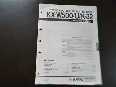 Kaufen Original Service Manual Schaltplan Yamaha KX-W500/U/K-32 • 11.90€