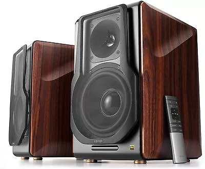 Kaufen 2.0 BT Soundsystem EDIFIER S3000Pro Bluetooth Lautsprecher Holz Heimkino Sound • 579€